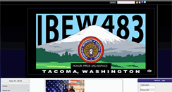 Desktop Screenshot of ibew483.org